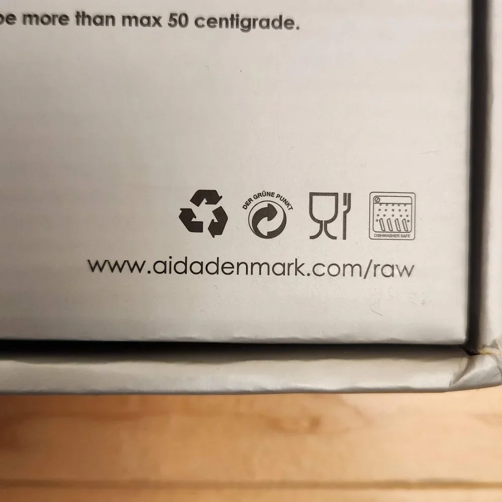 AIDA Denmark Raw Salad Servers Silver Black New in Box NEW